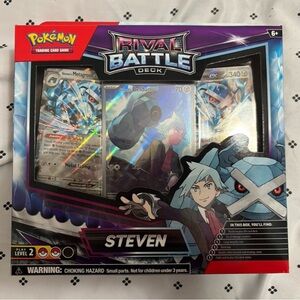 (NEW) Pokemon TCG Steven Rival Battle Deck